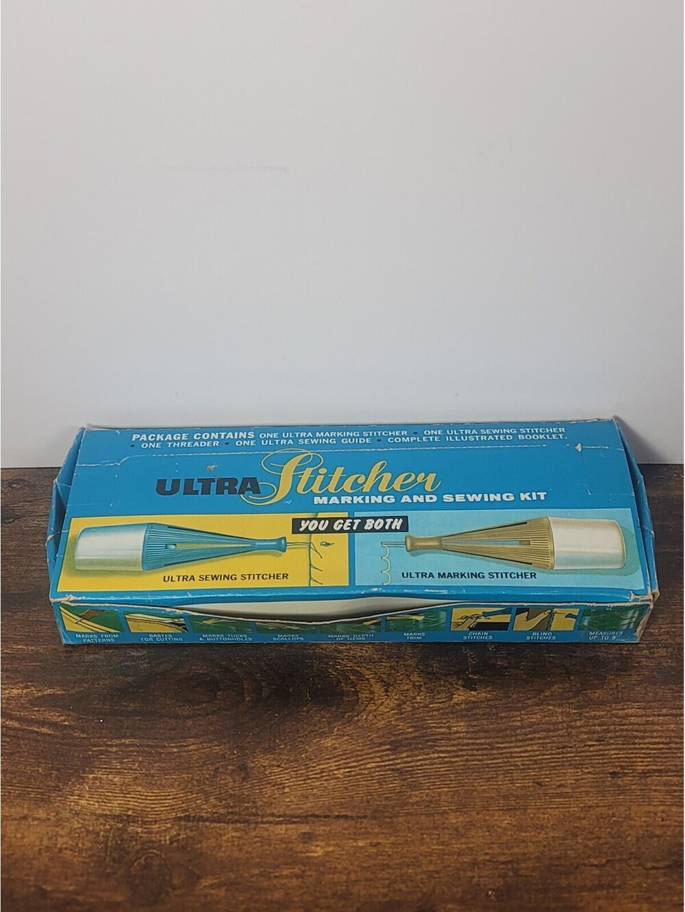 Vintage Ultra Stitcher Marker & Sewing Kit Complete In Box